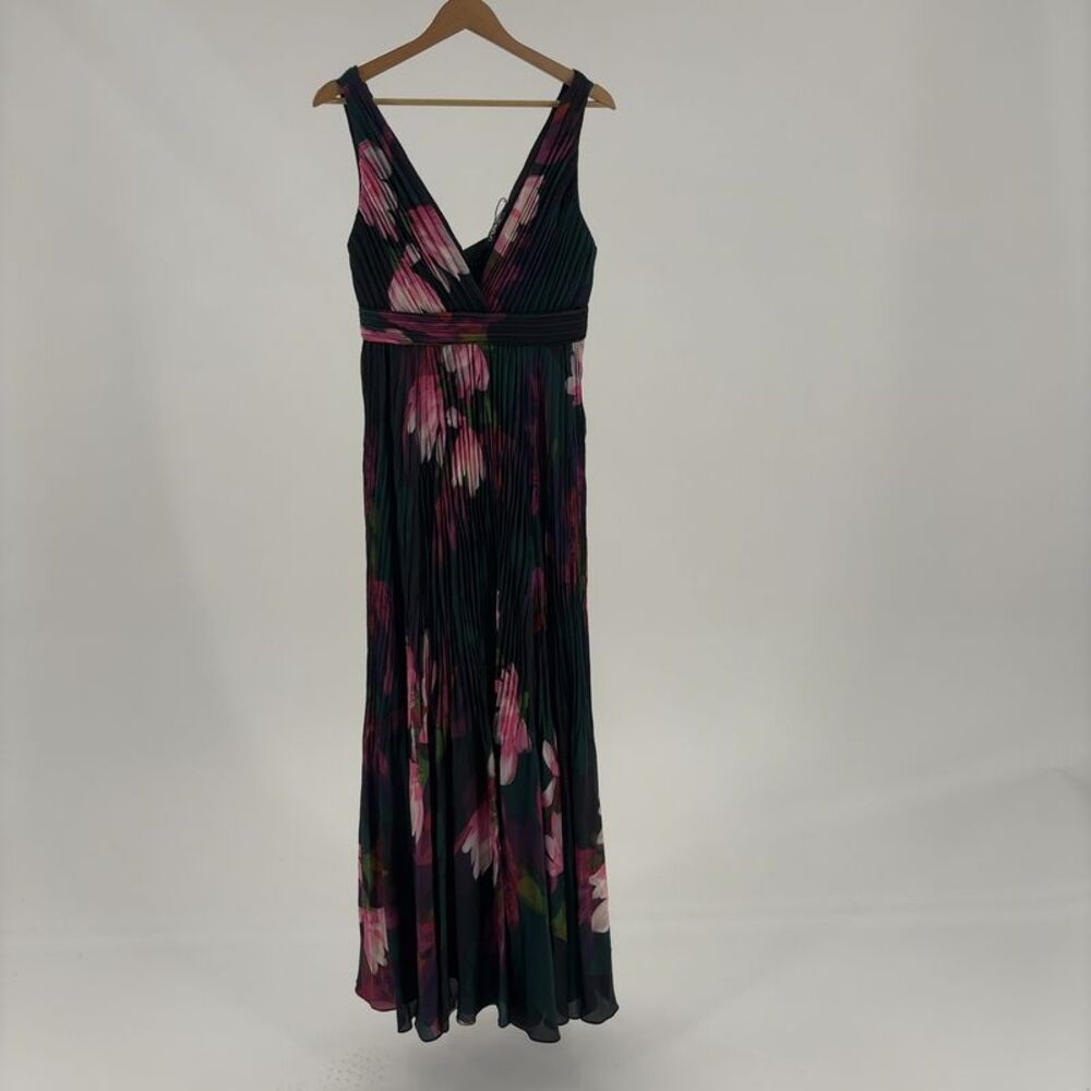 Ungaro Vera Deep V-Neck Maxi Dress